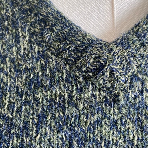 XL Vintage Structure Shetland 100% Wool Sweater FairIsle - Picture 6 of 10